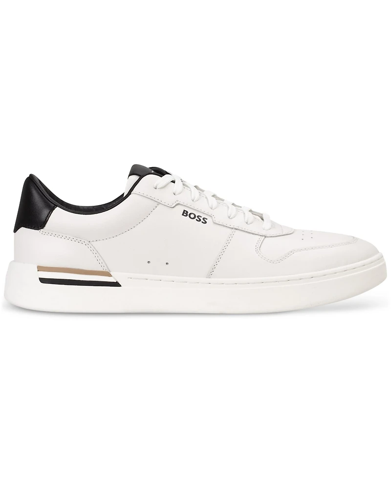 Boss by Hugo Men's Clint Leather Tennis-Style Sneakers