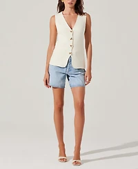 Astr the Label Women's Jayce Cotton Sweater Vest