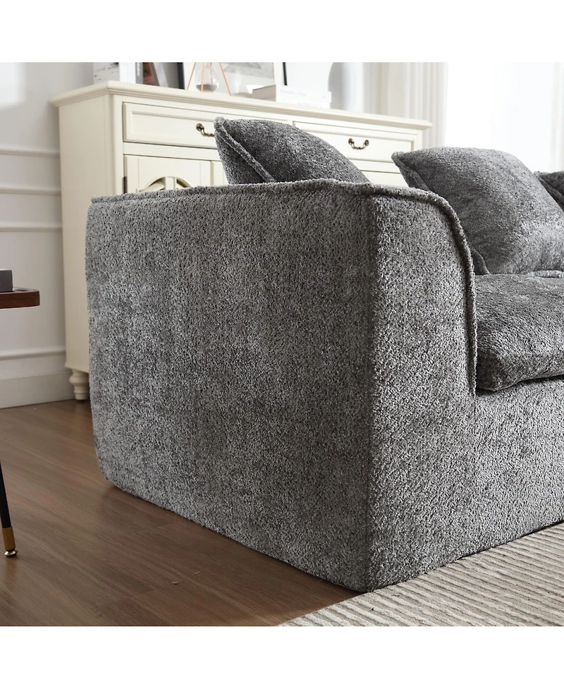 Streamdale Cozy Boucle 3-Seater Sofa for Small Spaces