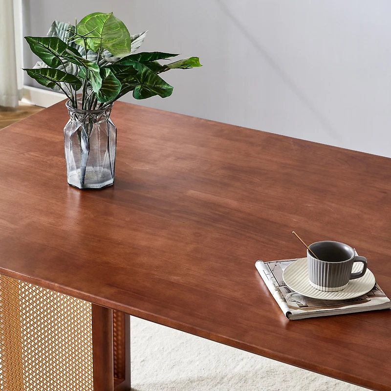 Streamdale Retro Solid Wood Dining Table/Desk Chinese Country Charm