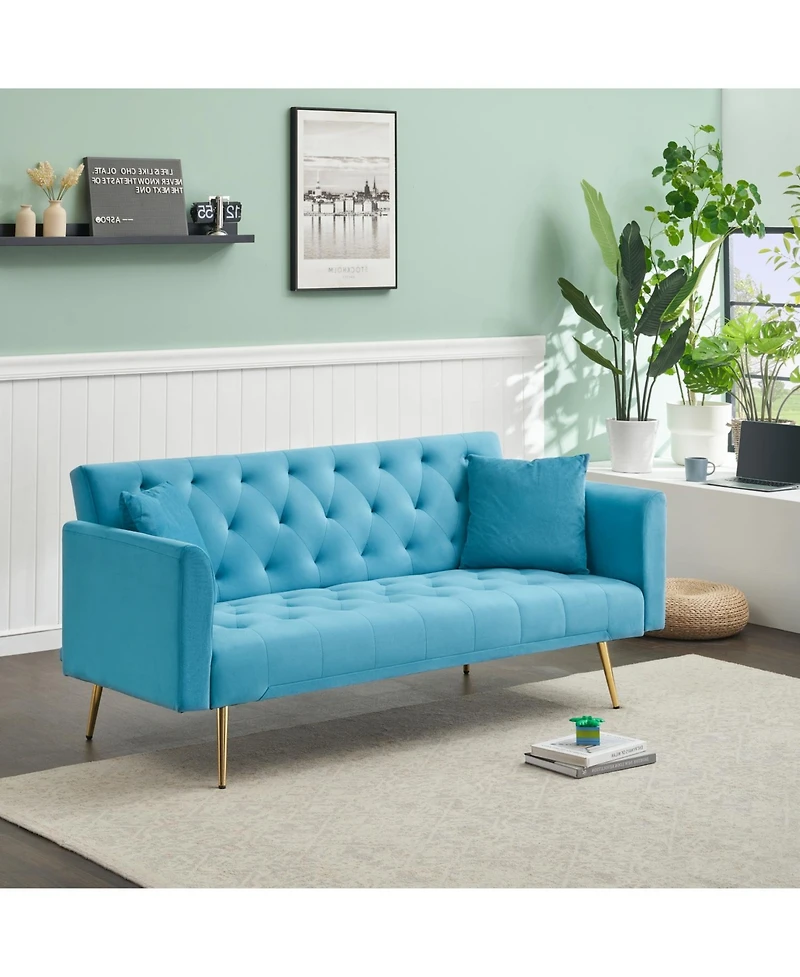Streamdale 71" Convertible Double Folding Living Room Sofa Bed