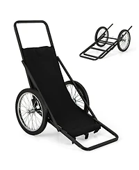550 Lbs Folding Deer Game Cart with Polyester Liner for Hunting