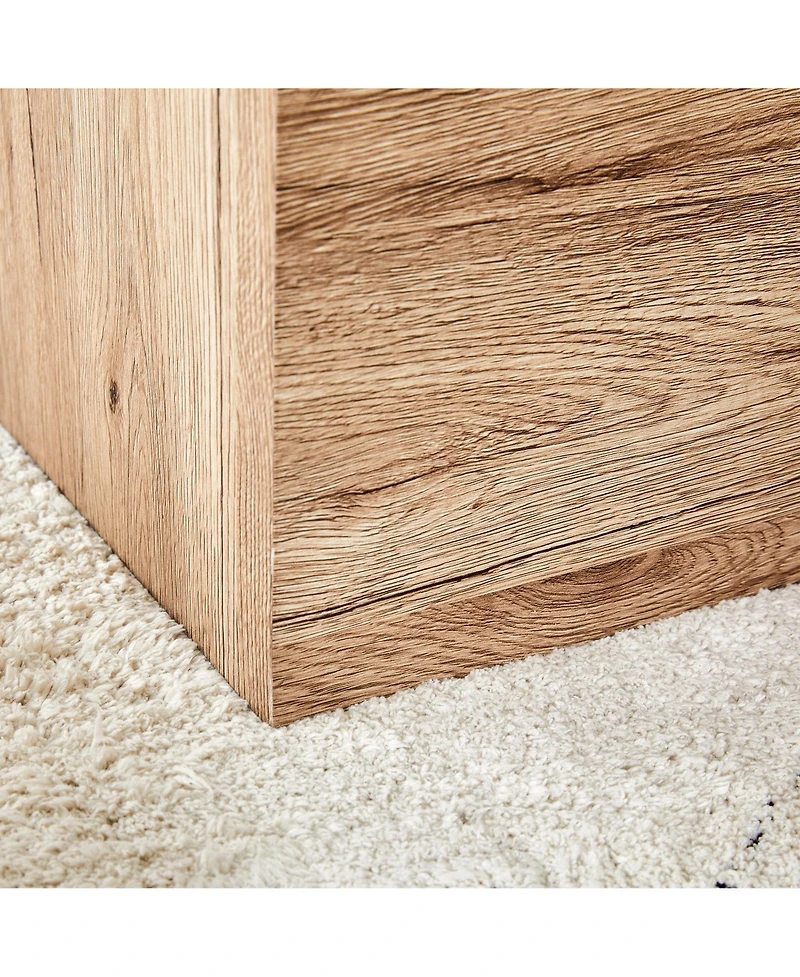 Streamdale Modern Wood Texture Mdf Coffee Table, Simple, Durable Design (39.3"x23.6"x11.8")