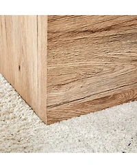 Streamdale Modern Wood Texture Mdf Coffee Table, Simple, Durable Design (39.3"x23.6"x11.8")
