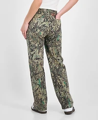 Madden Girl Juniors' 90s Fit Camo-Print