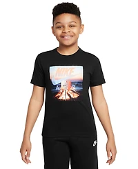 Nike Big Boys Sportswear Air Logo Graphic Cotton T-Shirt