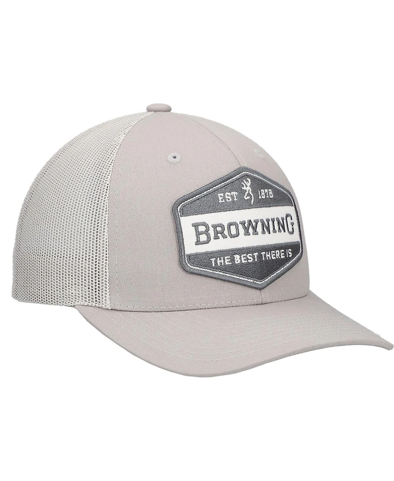 Browning Men's Gray Sideline Trucker Adjustable Hat