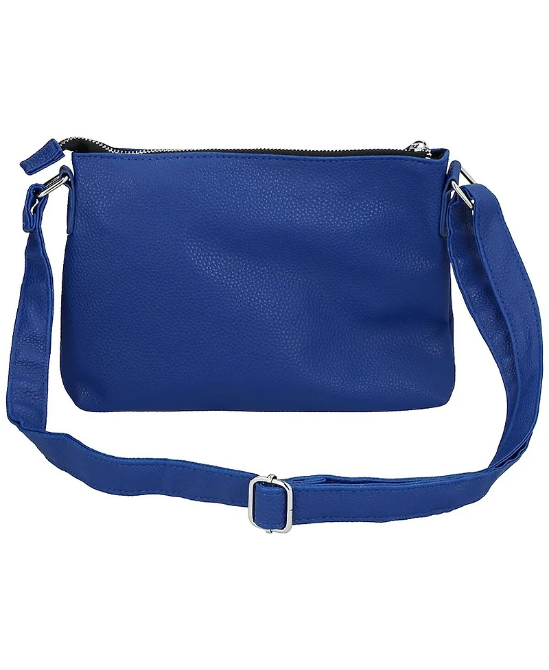 Foco Women's Los Angeles Rams Logo Script Crossbody Handbag