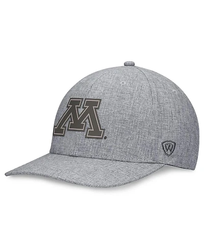 Top of the World Men's Gray Minnesota Golden Gophers Grit Flex Hat