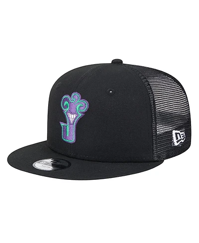 New Era Big Boys and Girls the Joker Black Batman 9FIFTY Trucker Adjustable Hat