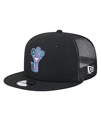 New Era Big Boys and Girls the Joker Black Batman 9FIFTY Trucker Adjustable Hat
