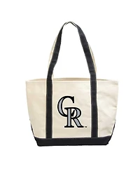 Logo Brands Colorado Rockies Canvas Tote Bag