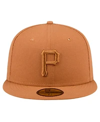 New Era Men's Brown Pittsburgh Pirates Color Pack 59FIFTY Fitted Hat