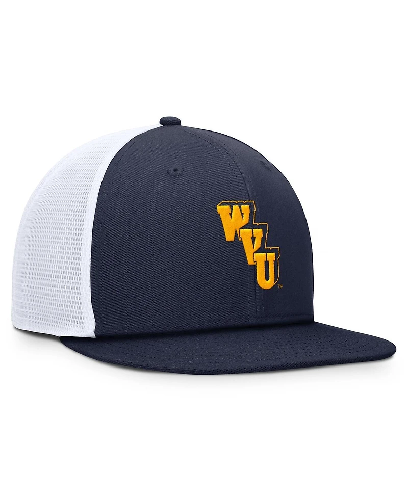 Nike Men's Navy West Virginia Mountaineers Performance Pro Adjustable Hat