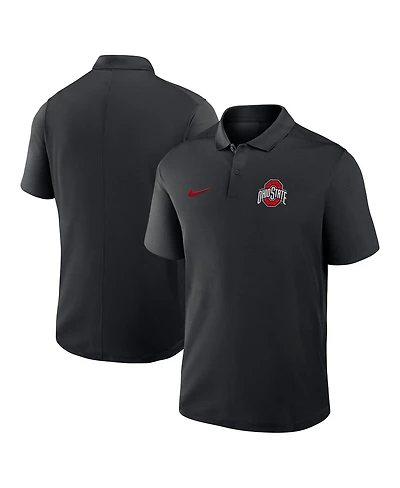 Nike Men's Ohio State Buckeyes Primetime Victory Primary Logo Performance Polo Shirt