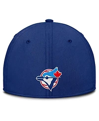 Nike Men's Gray/Royal Toronto Blue Jays Rise Swoosh Performance Flex Hat