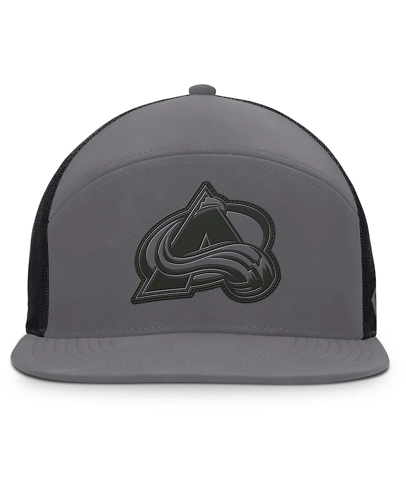 Fanatics Men's Charcoal Colorado Avalanche Fairweather Adjustable Hat