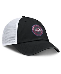 Fanatics Men's Black/White Colorado Avalanche Averie Trucker Adjustable Hat