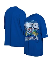 New Era Men's Blue Oklahoma City Thunder Distressed Sport Classics T-Shirt