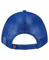 New Era Men's Royal New York Mets Minimalist 9FORTY A-Frame Adjustable Hat