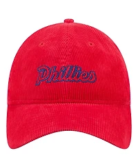 New Era Women's Red Philadelphia Phillies Corduroy 9TWENTY Adjustable Hat