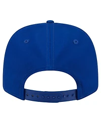 New Era Men's Royal Chicago Cubs Circle Patch 9SEVENTY Stretch-Snap Hat