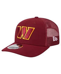 New Era Men's Burgundy Washington Commanders Main Trucker 9SEVENTY Stretch Snap Hat