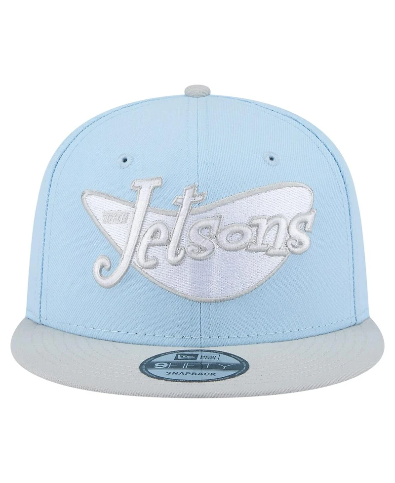 New Era Men's Light Blue/Gray the Jetsons Two-Tone 9FIFTY Snapback Hat