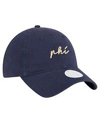New Era Women's Navy Philadelphia Union Script 9TWENTY Adjustable Hat