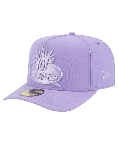 New Era Men's Purple Yo Mtv Raps A-Frame 59FIFTY Fitted Hat