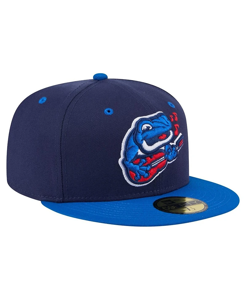 New Era Men's Navy Lehigh Valley IronPigs Copa de la Diversion 59FIFTY Fitted Hat
