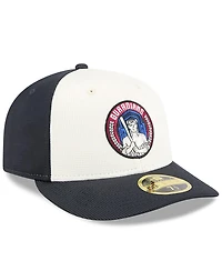 New Era Men's Navy/White Cleveland Guardians City Connect Batting Practice Low Profile 59FIFTY Fitted Hat