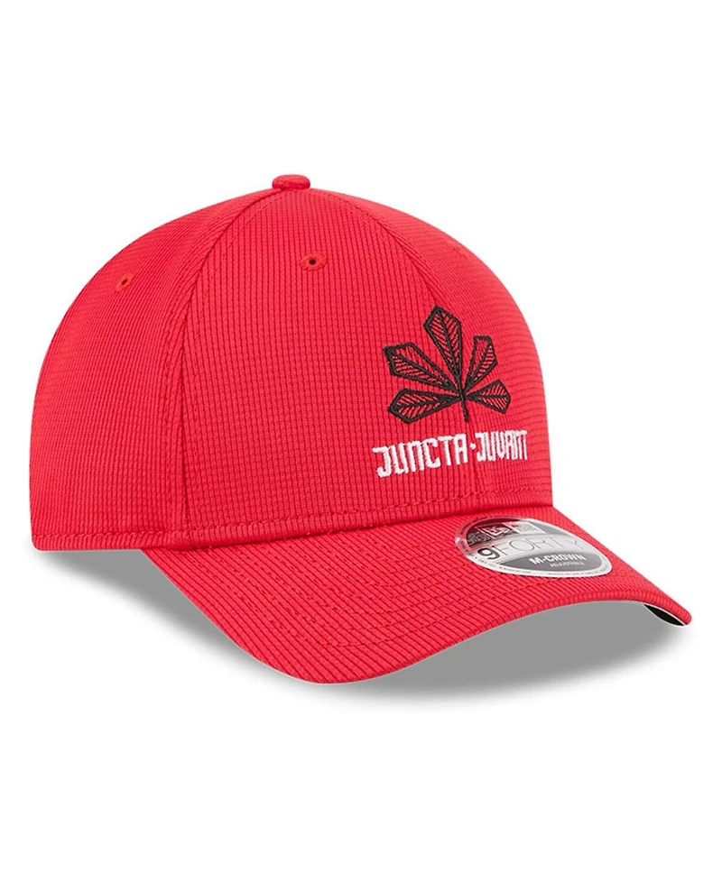 New Era Men's Red Cincinnati Reds City Connect Batting Practice 9FORTY M-Crown Adjustable Hat