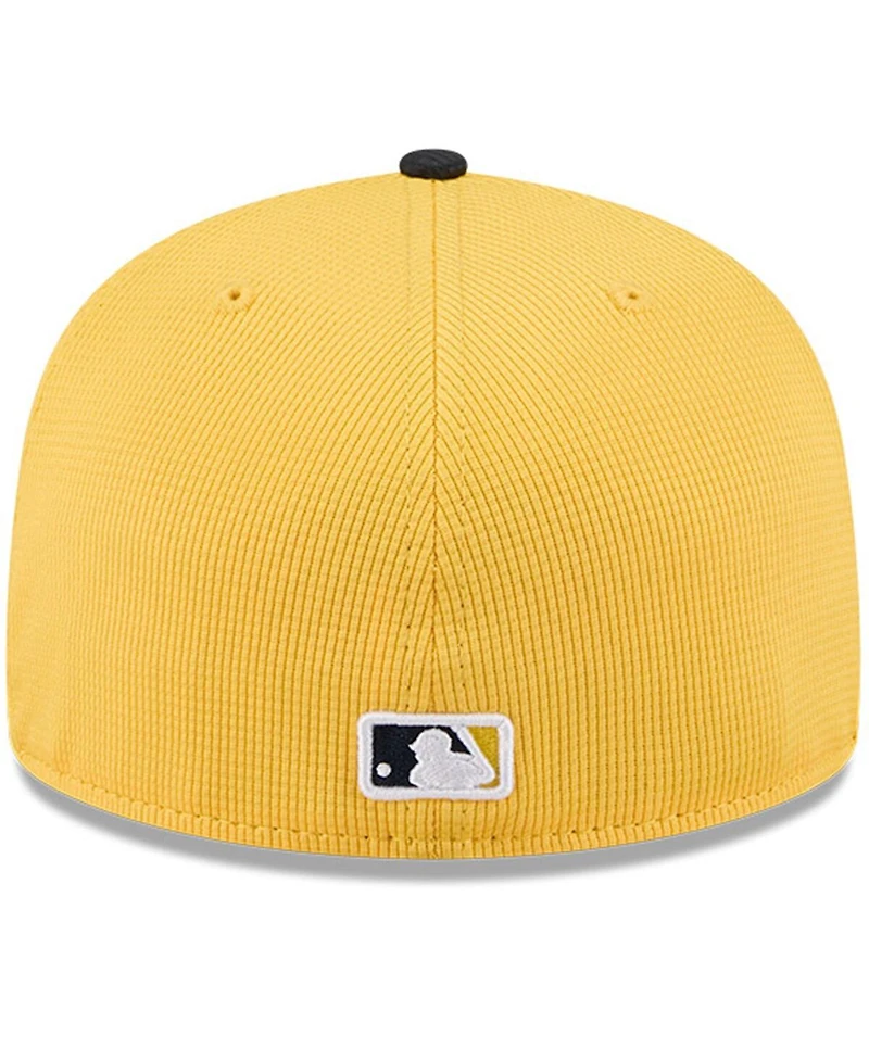 New Era Men's Yellow/Black Minnesota Twins City Connect Batting Practice 59FIFTY Fitted Hat