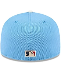 New Era Men's Light Blue Los Angeles Dodgers City Connect Batting Practice 59FIFTY Fitted Hat