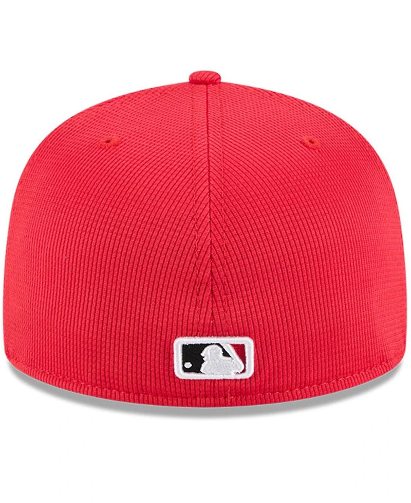 New Era Men's Red Cincinnati Reds City Connect Batting Practice 59FIFTY Fitted Hat