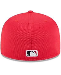 New Era Men's Red Cincinnati Reds City Connect Batting Practice 59FIFTY Fitted Hat