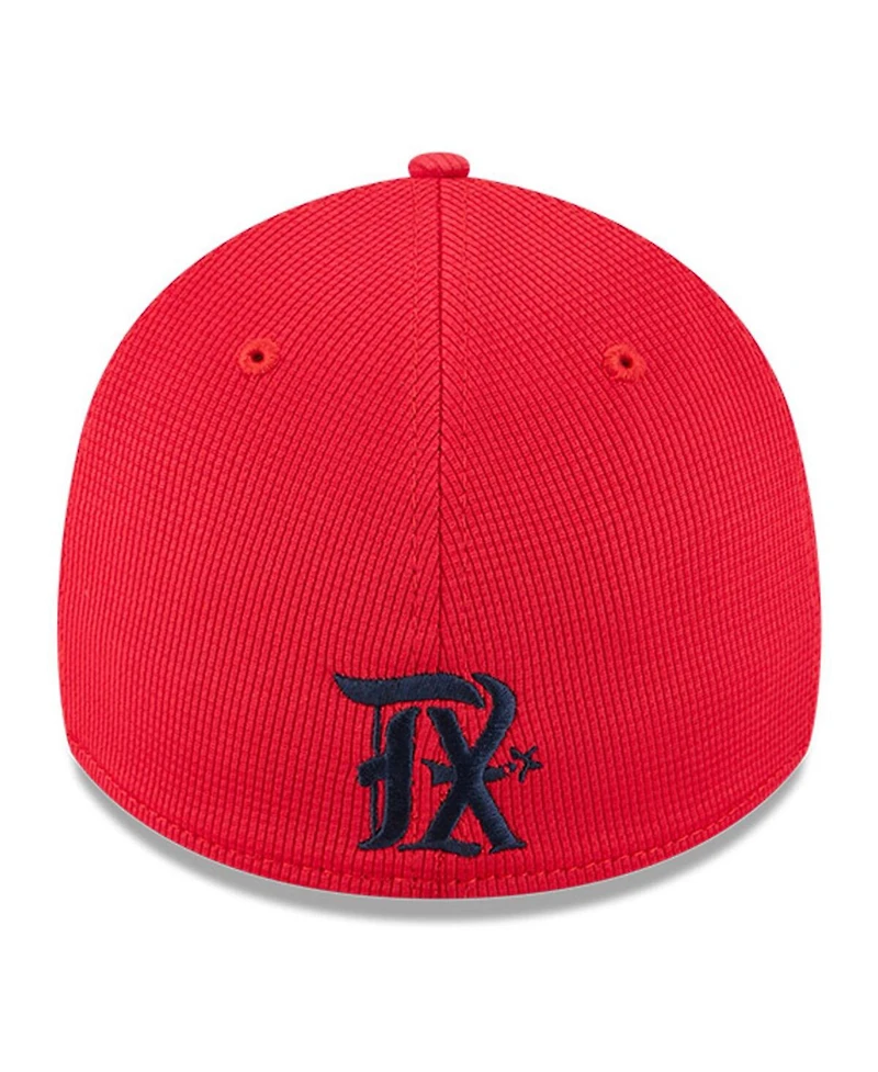 New Era Men's Red Texas Rangers City Connect Batting Practice 39THIRTY Flex Hat