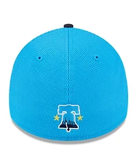 New Era Men's Neptune Blue/Navy Philadelphia Phillies City Connect Batting Practice 39THIRTY Flex Hat