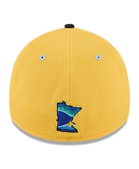 New Era Men's Yellow/Black Minnesota Twins City Connect Batting Practice 39THIRTY Flex Hat