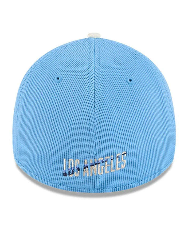 New Era Men's Light Blue Los Angeles Dodgers City Connect Batting Practice 39THIRTY Flex Hat