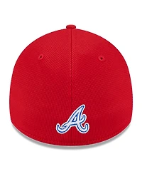 New Era Men's Red Atlanta Braves City Connect Batting Practice 39THIRTY Flex Hat