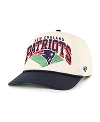 '47 Brand Men's Cream New England Patriots Pomona Rope Hitch Adjustable Hat