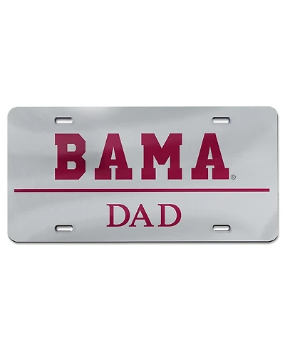 Wincraft Alabama Crimson Tide Dad Laser Cut Acrylic License Plate