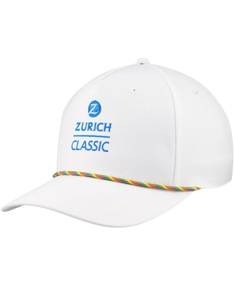 Ahead Men's White the Zurich Classic Alto Rope Adjustable Hat