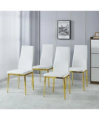 Streamdale Chair Set of 4, Gold
