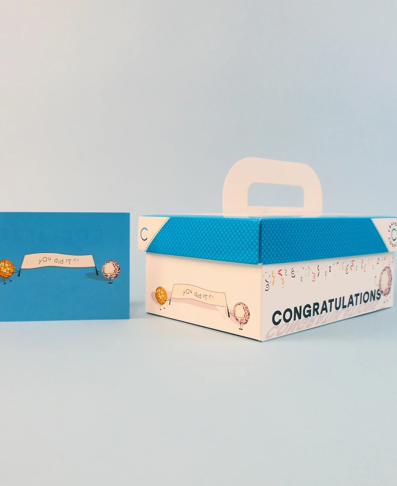 The Cravory Congratulations Box Best Sellers Cookies Gift Box, 12 Cookies
