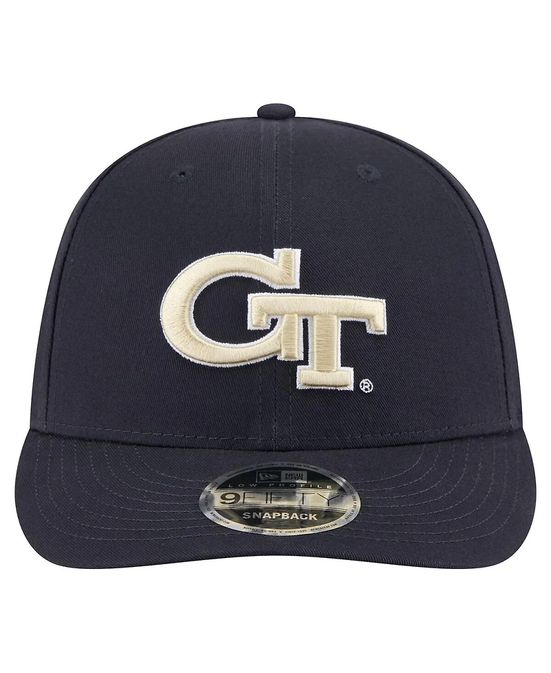 New Era Men's Navy Georgia Tech Yellow Jackets Low Profile 9FIFTY Snapback Hat