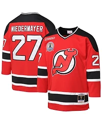 Mitchell & Ness Big Boys and Girls Scott Niedermayer Red New Jersey Devils 1999/00 Blue Line Player