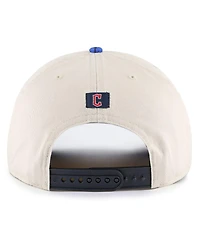 '47 Brand Men's Cream/Navy Cleveland Guardians Fiji Rope Hitch Adjustable Hat
